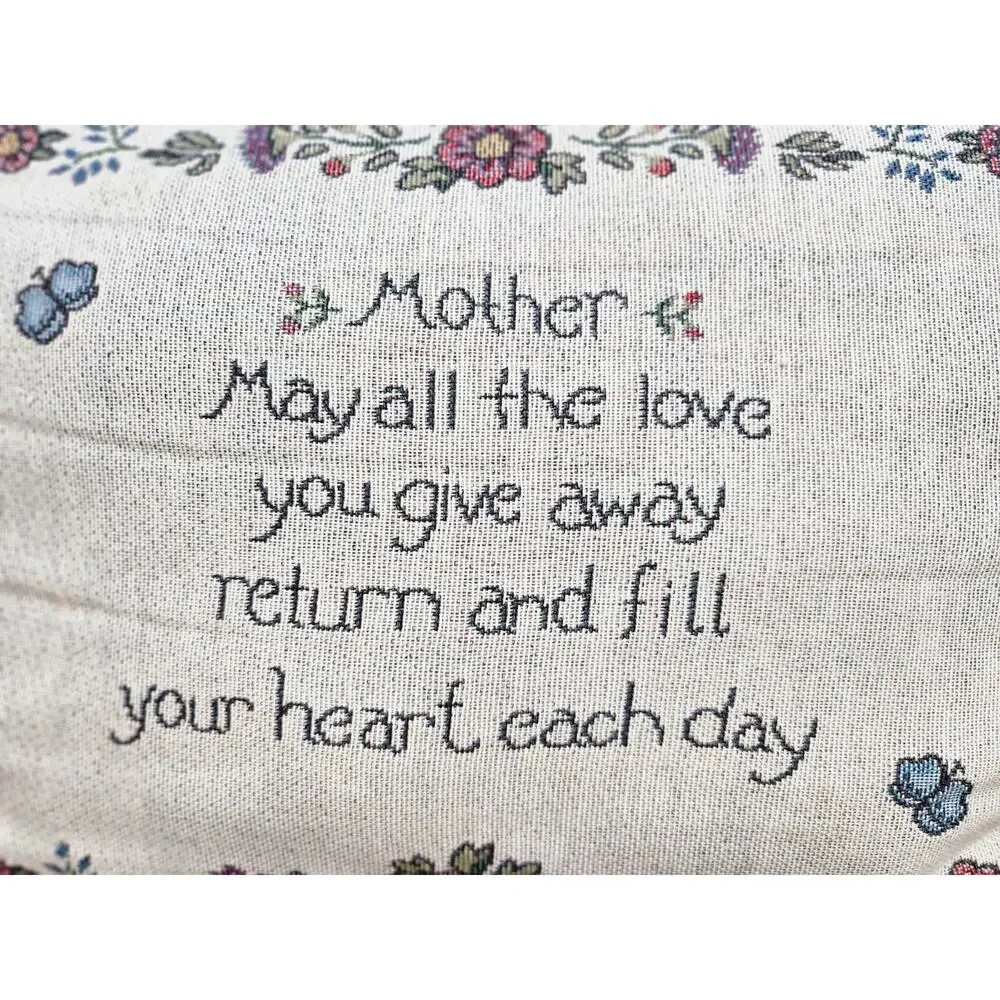 Susan Florence Tapestry Pillow Mother May All The Love